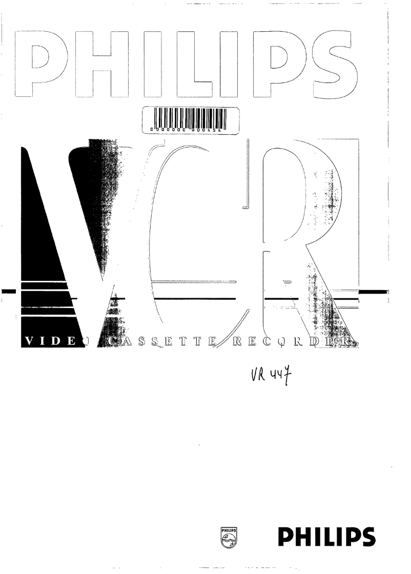 Imagen de la primera página del manual del dispositivo VR447