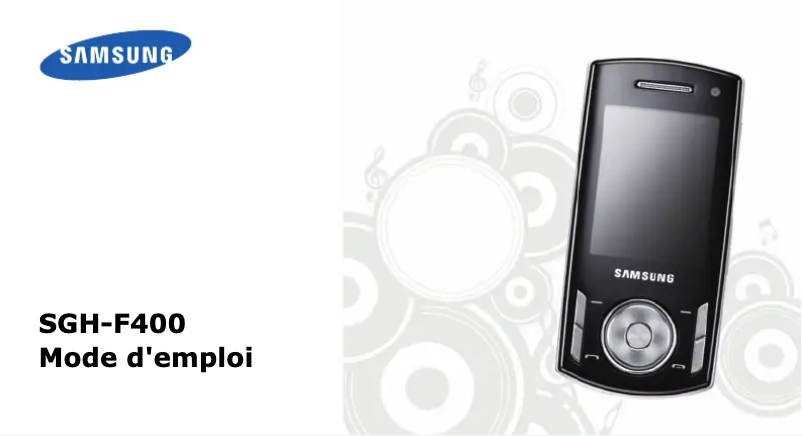 Página 1 del manual Manual de usuario Samsung SGH-F400