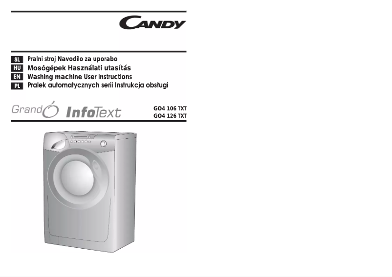 Imagen de la primera página del manual del dispositivo GO4 126 TXT-16S