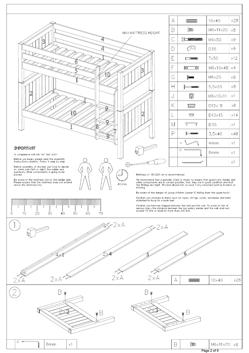 Imagen de la primera página del manual del dispositivo CLASSIC KIDS