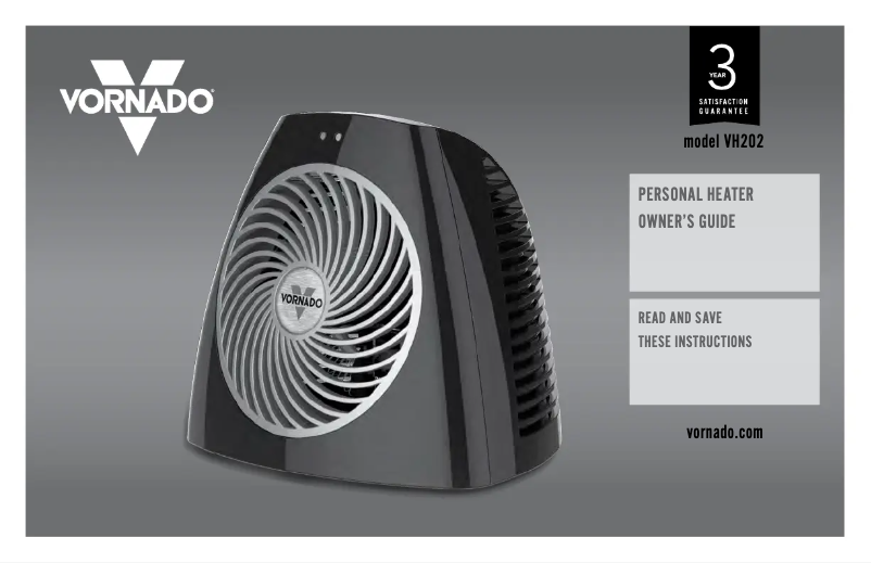 Imagen de la primera página del manual del dispositivo VH202