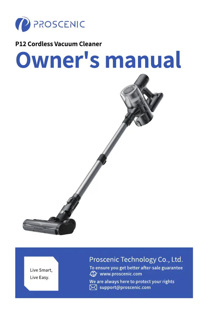 Imagen de la primera página del manual del dispositivo P12