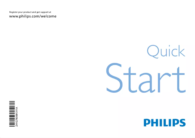 Página 1 del manual Guía de inicio rápido Philips 22PFL3415H