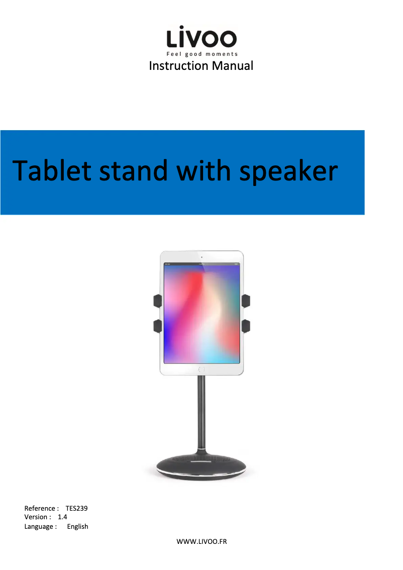 Imagen de la primera página del manual del dispositivo TES239