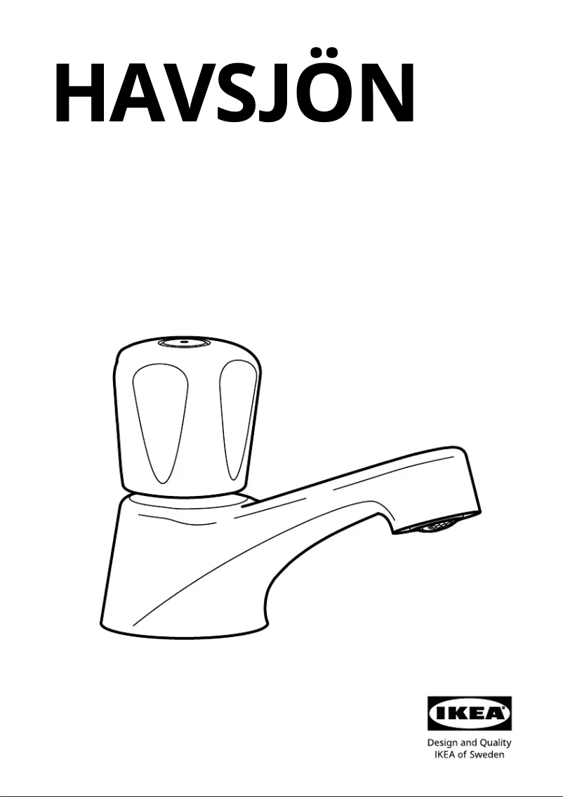 Imagen de la primera página del manual del dispositivo HAVSJÖN 104.879.44