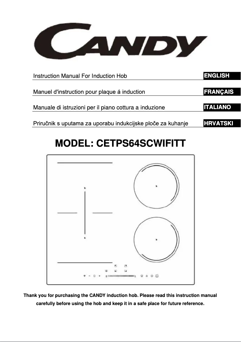 Imagen de la primera página del manual del dispositivo CETPS64SCWIFITT