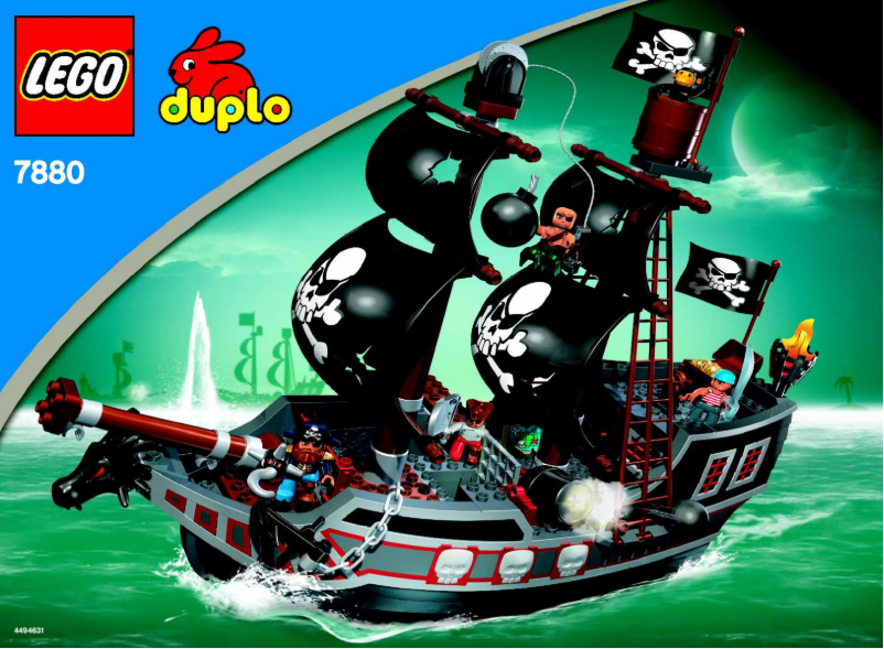 Imagen de la primera página del manual del dispositivo DUPLO® Big Pirate Ship