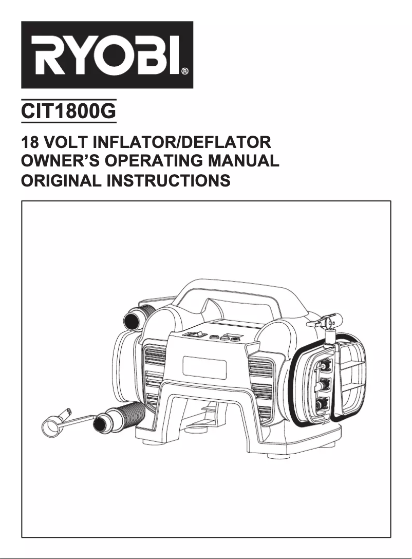 Imagen de la primera página del manual del dispositivo One+ CIT1800G