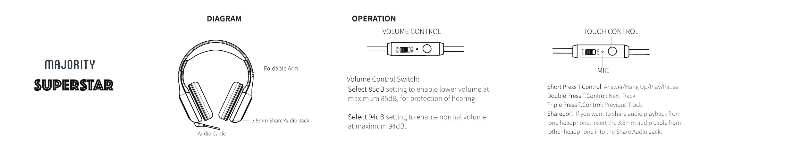 Página 1 del manual Manual de usuario Majority Superstar Kids