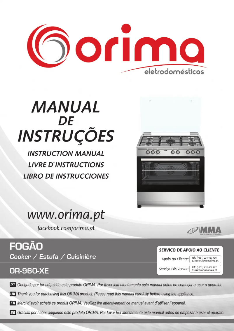 Página 1 del manual Manual de usuario Orima OR-960-XE