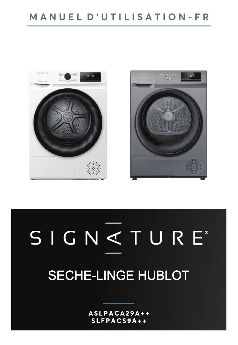 Página 1 del manual Manual de usuario Signature ASLPACA29A