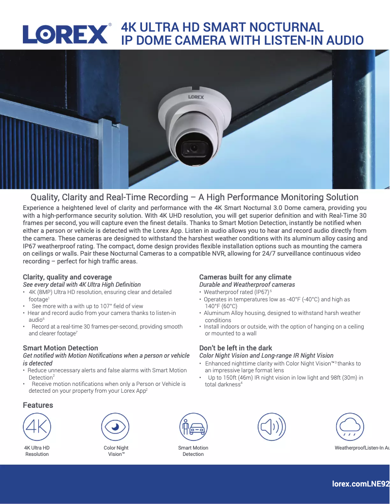 Imagen de la primera página del manual del dispositivo LNE9242B