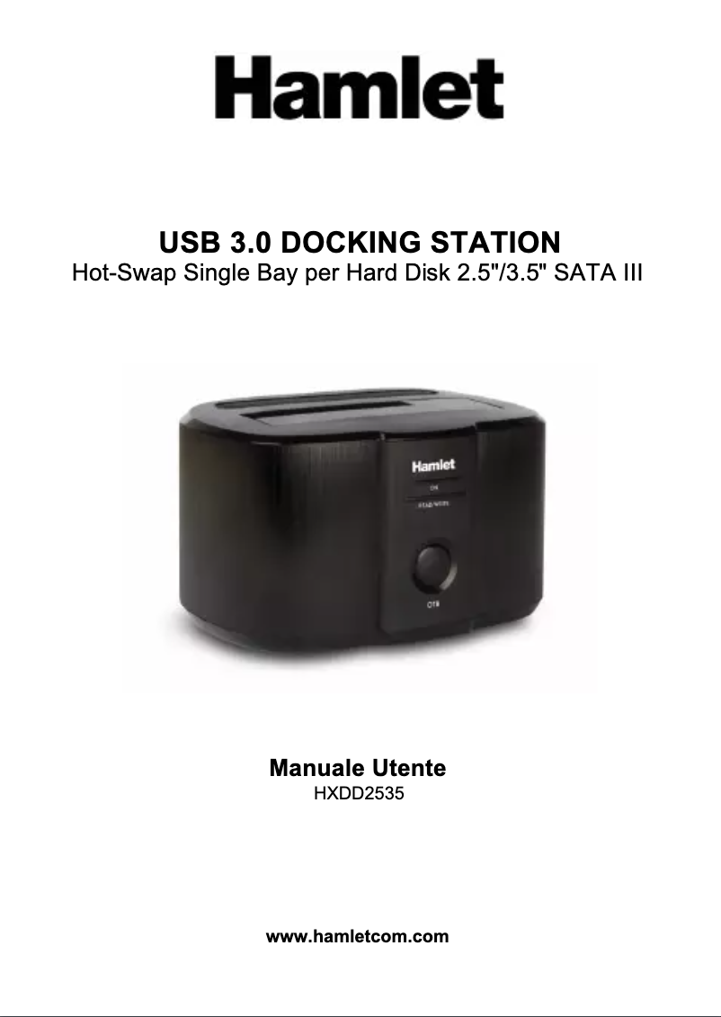 Imagen de la primera página del manual del dispositivo HXDD2535