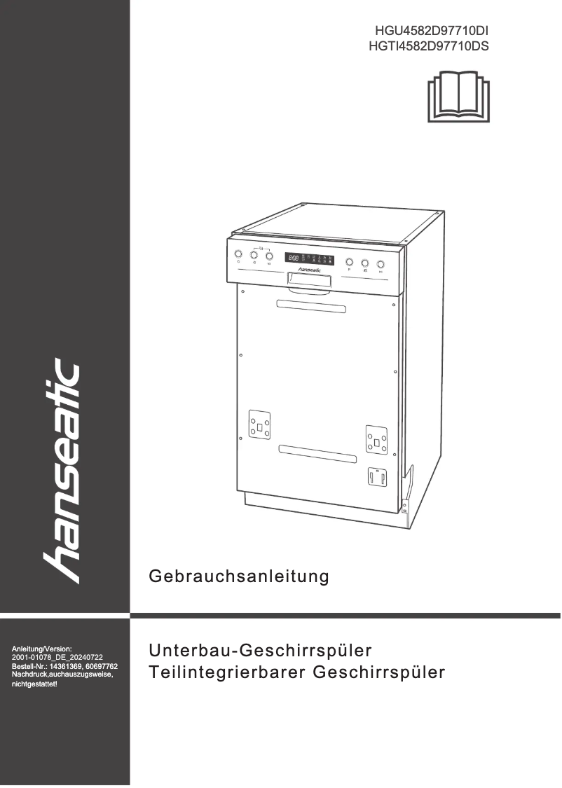 Imagen de la primera página del manual del dispositivo HGU4582D97710DI
