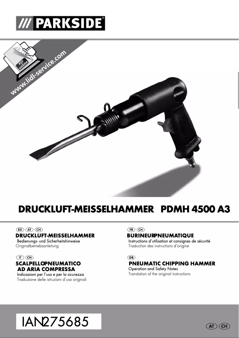 Imagen de la primera página del manual del dispositivo PDKS 6.0 A1