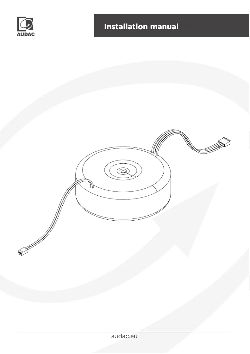 Página 1 del manual Manual de usuario Audac TRM024