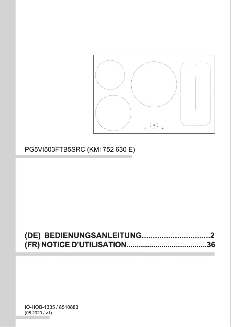 Página nº 1 - Manual de usuario Amica KMI 752 630 E