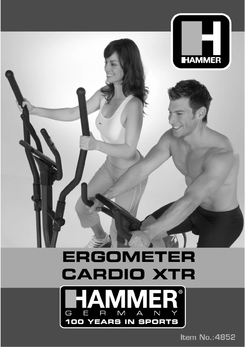 Página 1 del manual Manual de usuario Hammer Cardio XTR