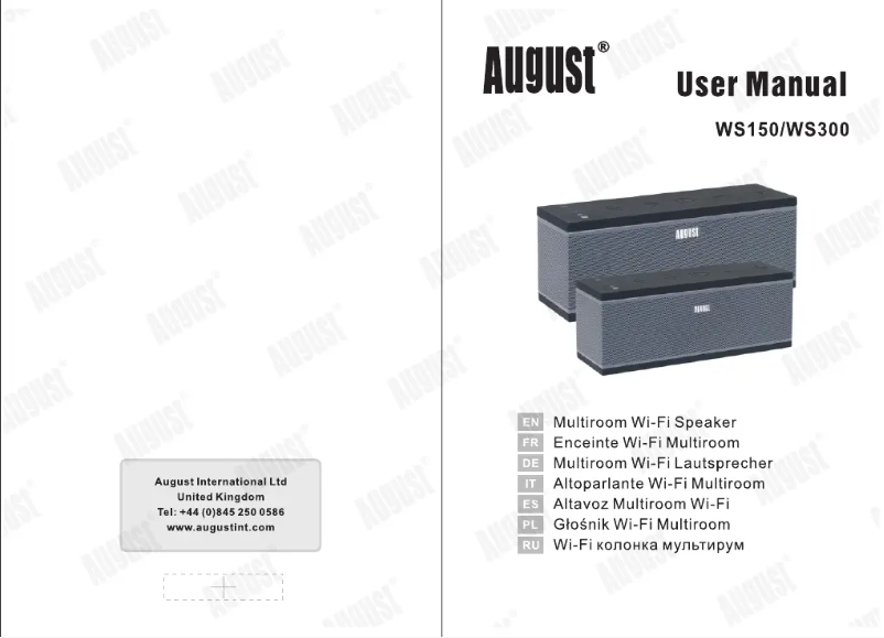 Imagen de la primera página del manual del dispositivo WS300
