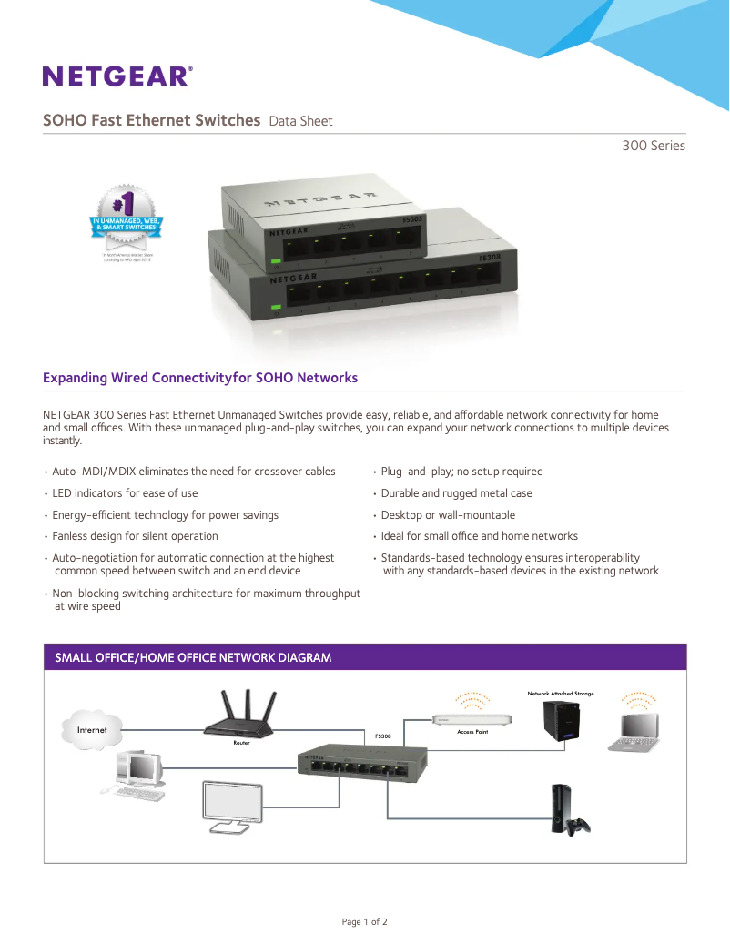 Imagen de la primera página del manual del dispositivo FS305v2