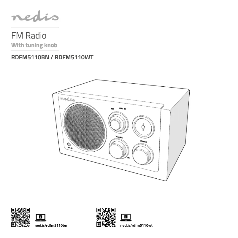 Página 1 del manual Manual de usuario Nedis RDFM5110BN