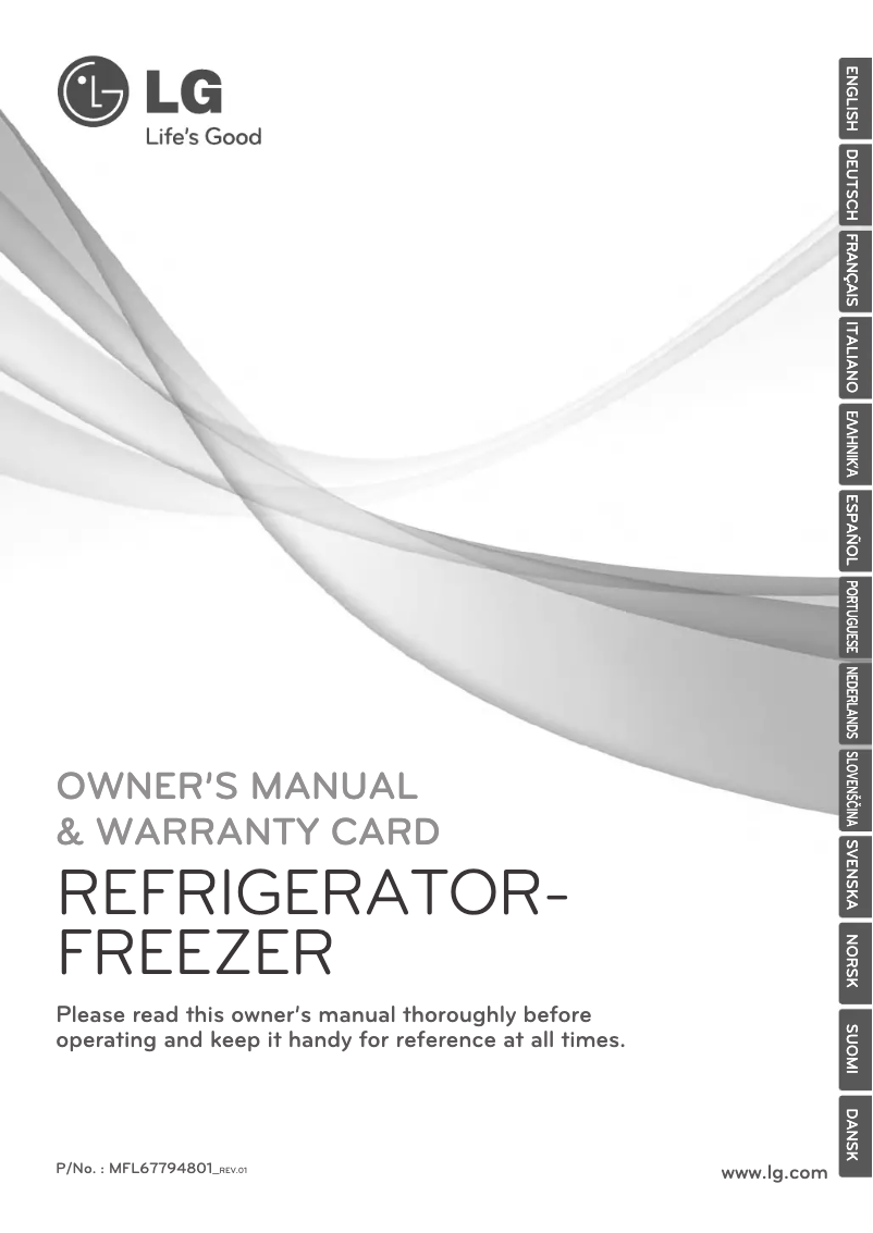 Imagen de la primera página del manual del dispositivo GBB539NSCFE