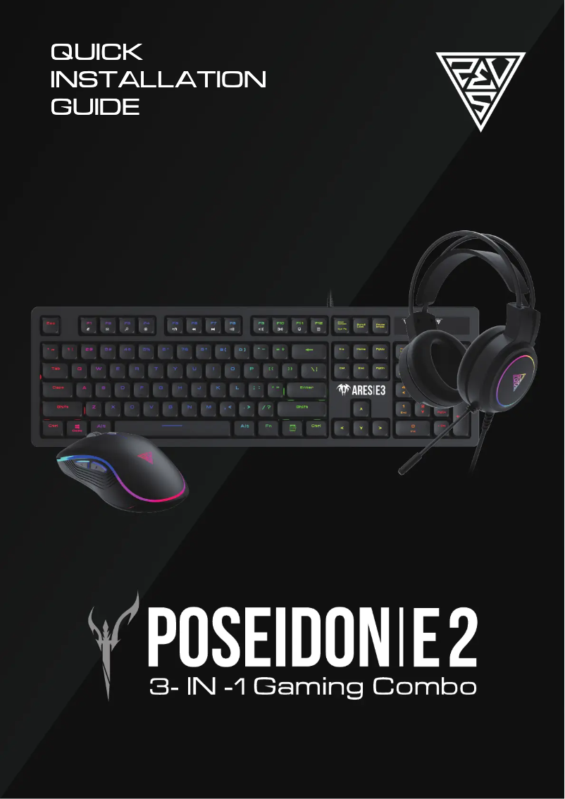 Página 1 del manual Manual de usuario Gamdias Poseidon E2