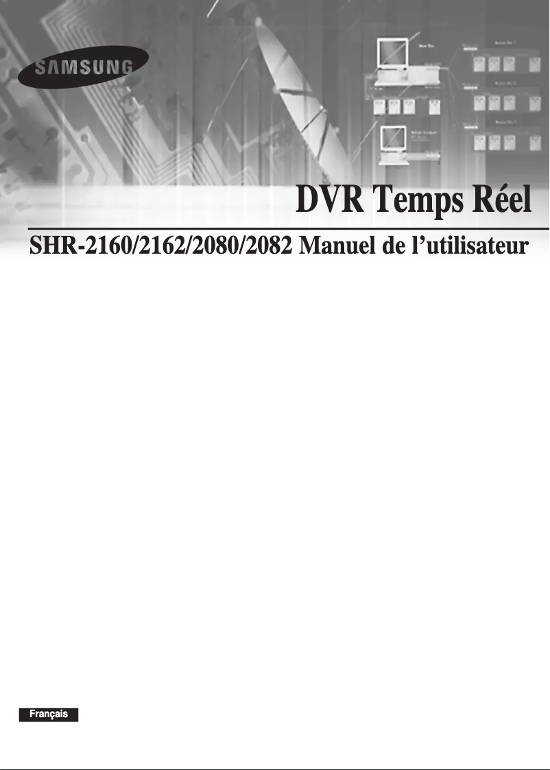 Imagen de la primera página del manual del dispositivo SHR-2162P