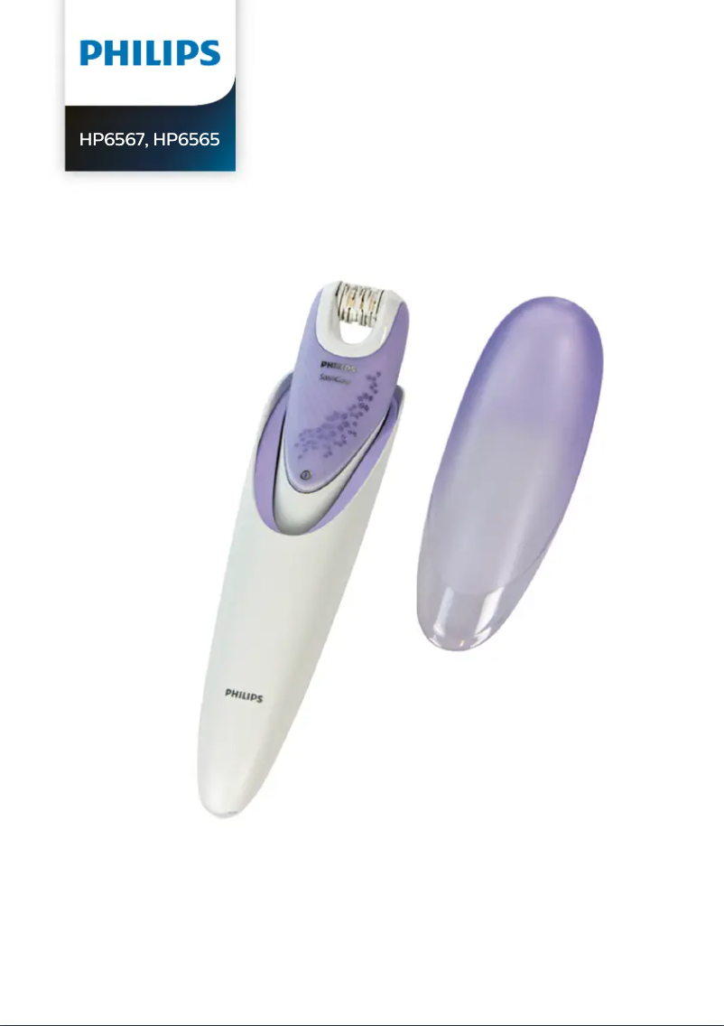 Página 1 del manual Manual de usuario Philips Satin Intimate HP6567