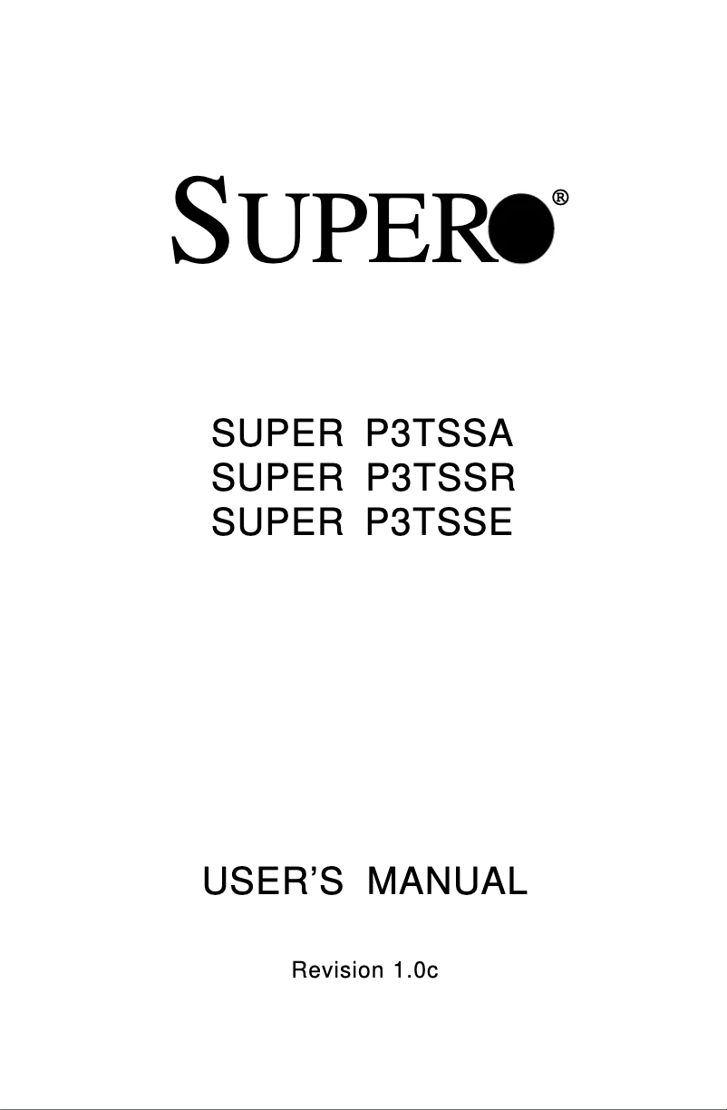 Imagen de la primera página del manual del dispositivo P3TSSA