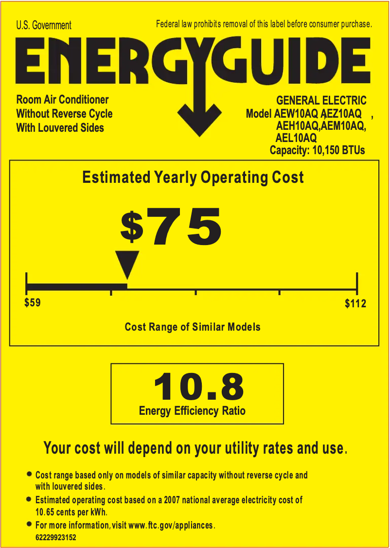 Imagen de la primera página del manual del dispositivo AEM10AQ