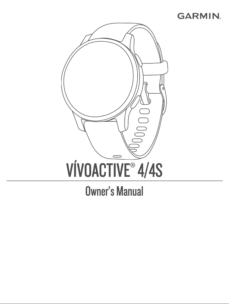 Página nº 1 - Manual de usuario Garmin Vivoactive 4L