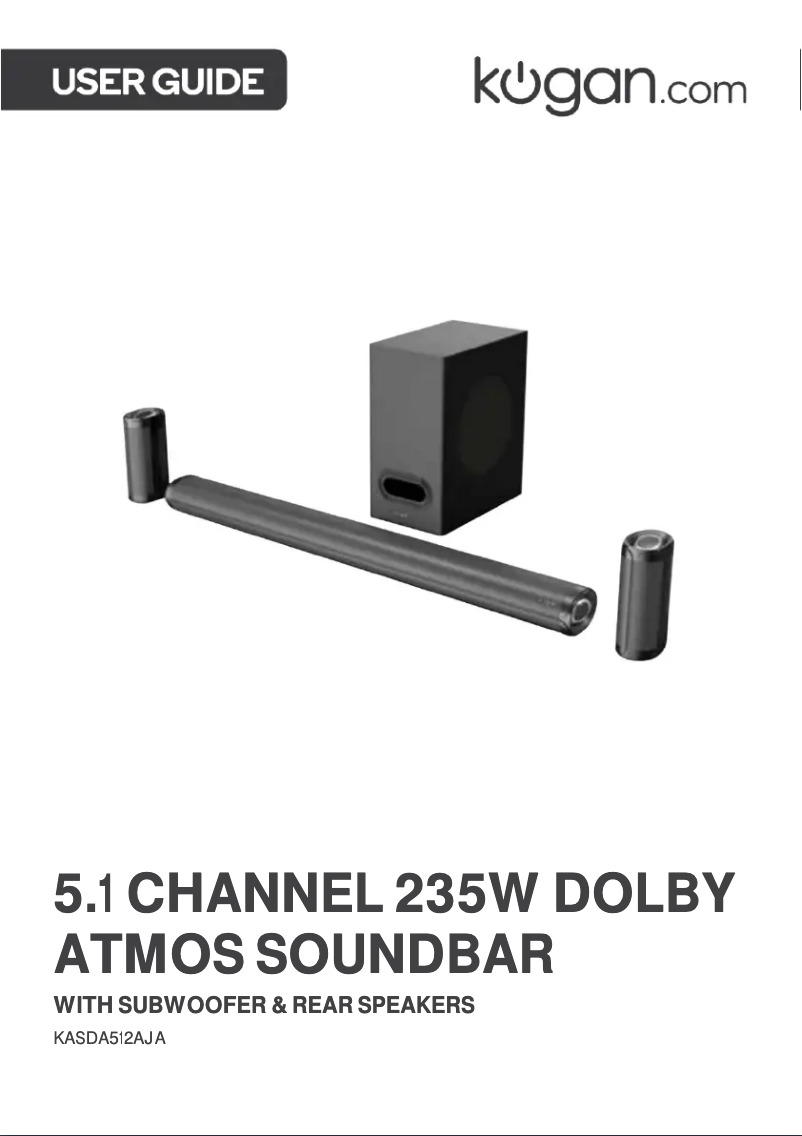 Página 1 del manual Manual de usuario Kogan KASDA512AJA