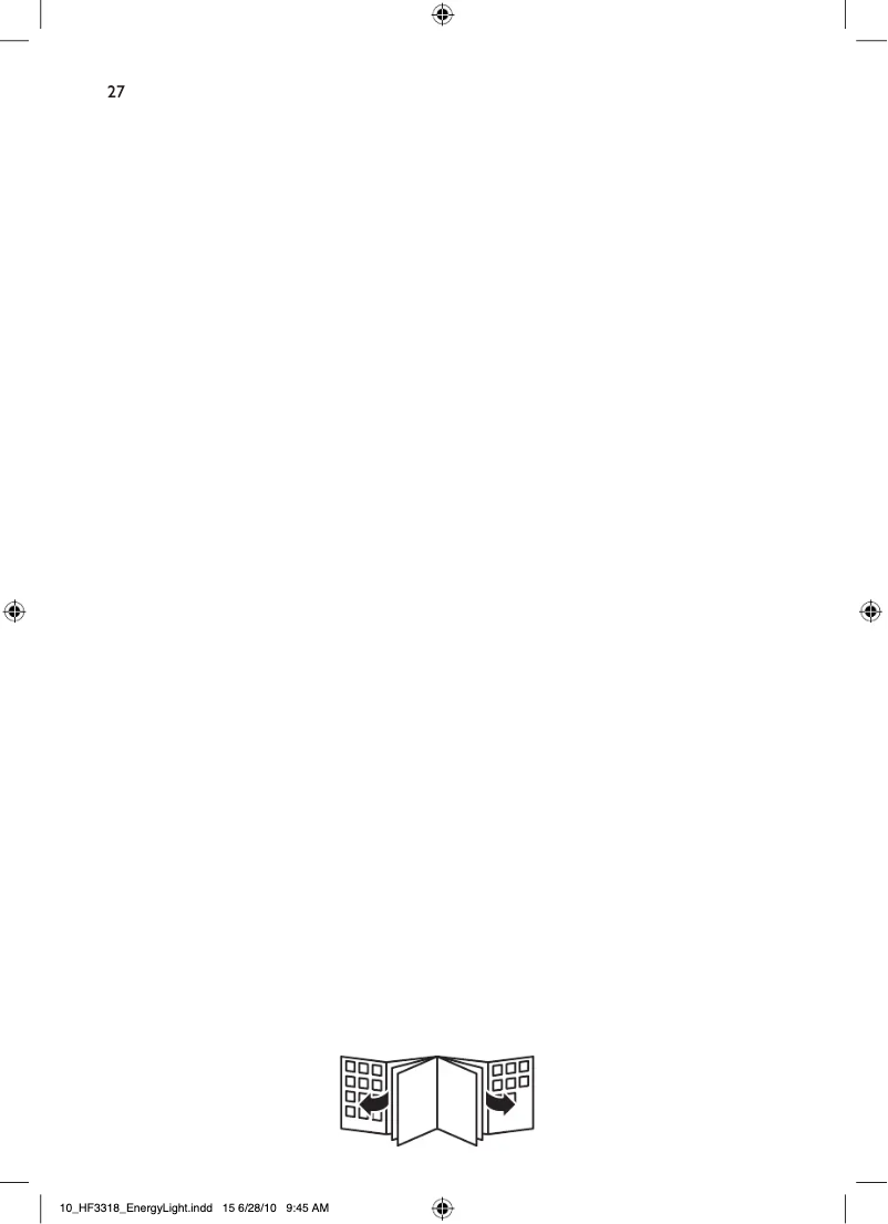 Página 1 del manual Manual de usuario Philips EnergyLight HF3318