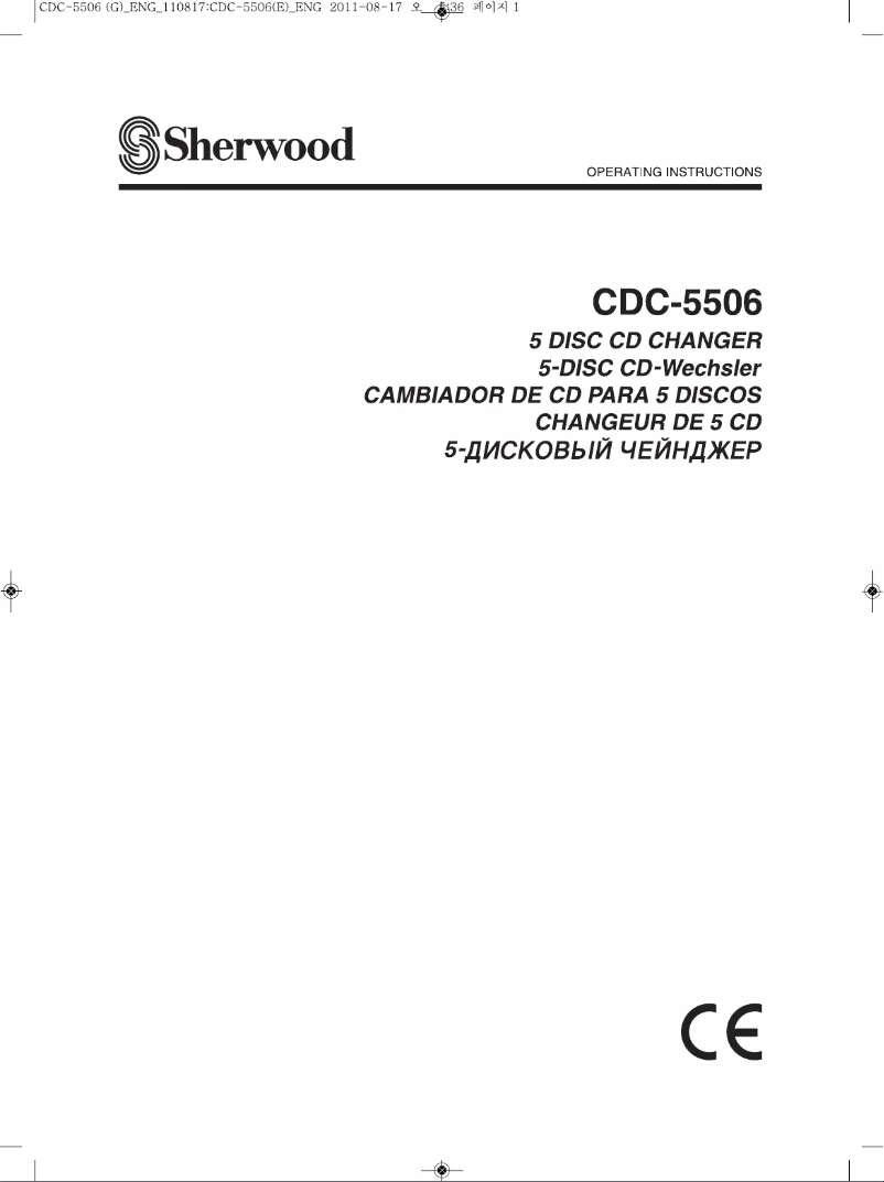Imagen de la primera página del manual del dispositivo CDC-5506