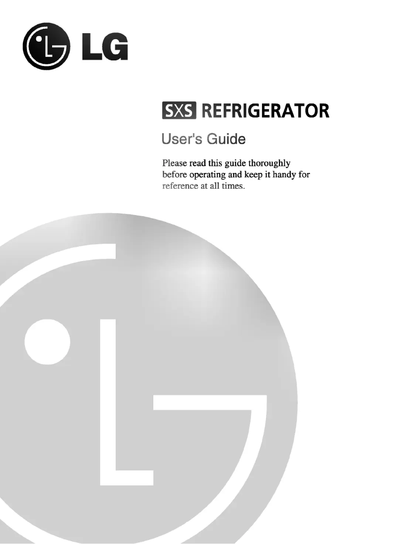 Imagen de la primera página del manual del dispositivo GR-B207EC