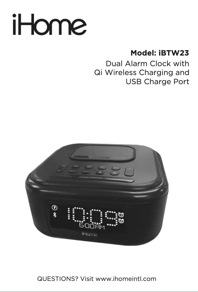 Imagen de la primera página del manual del dispositivo iBTW23