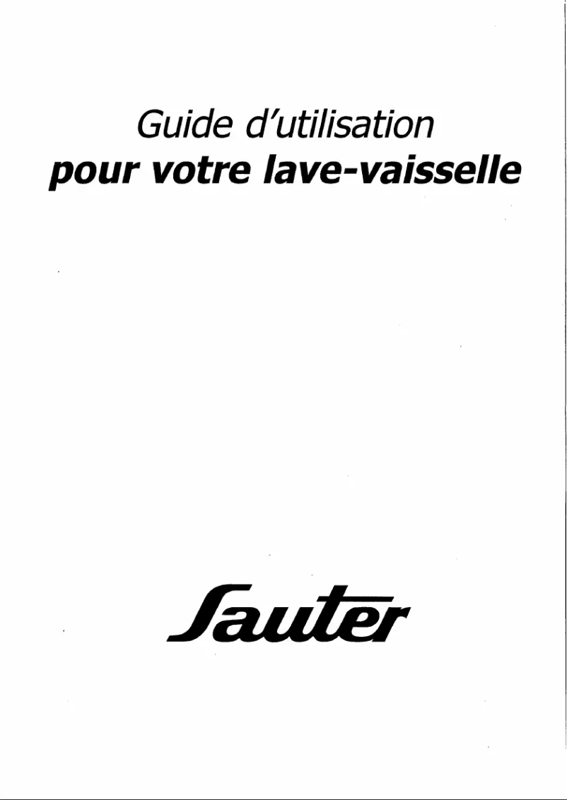 Página 1 del manual Manual de usuario Sauter SVF30JF1