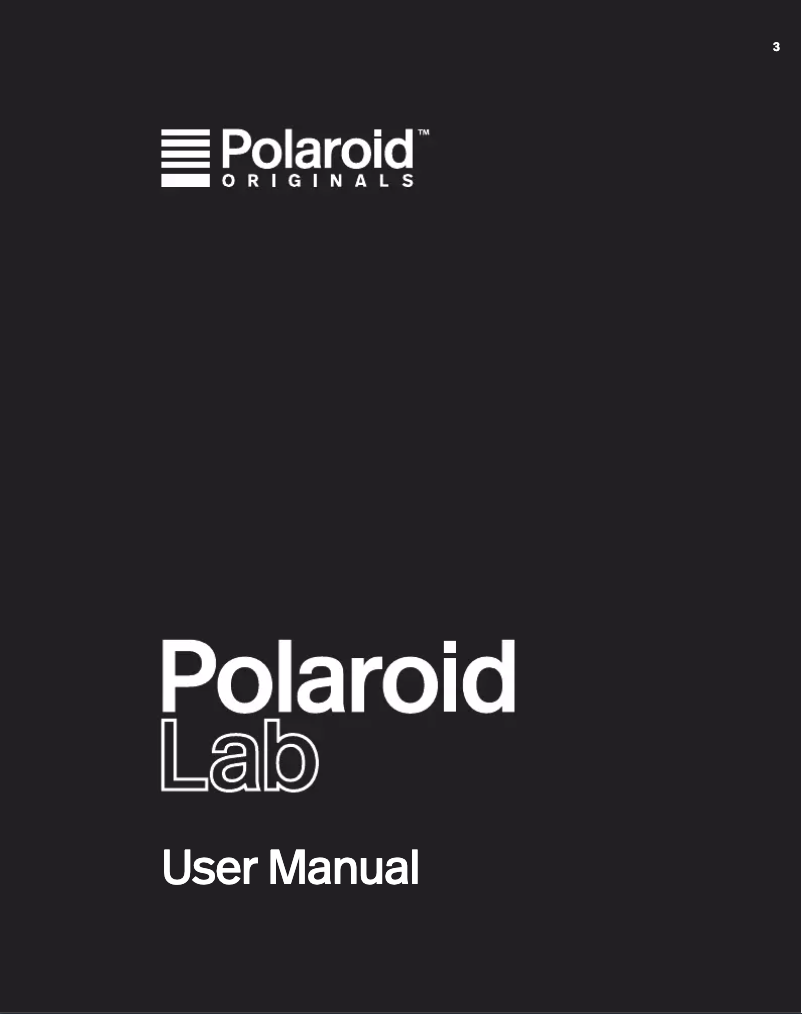 Imagen de la primera página del manual del dispositivo Originals Lab