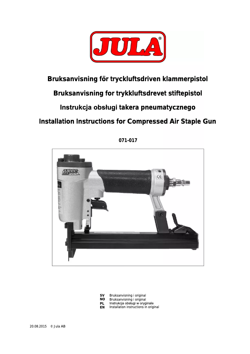 Página 1 del manual Manual de usuario Meec Tools 071-017