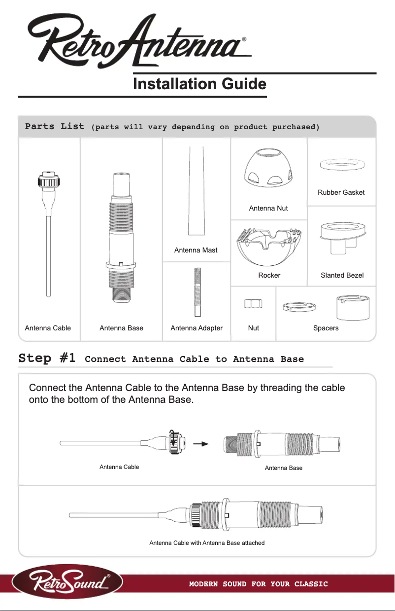 Página 1 del manual Manual de usuario RetroSound MC-8207