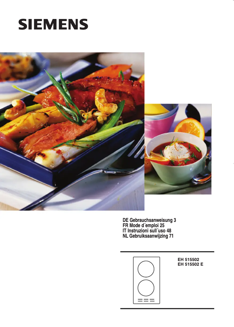 Página nº 1 - Manual de usuario Siemens EH515502