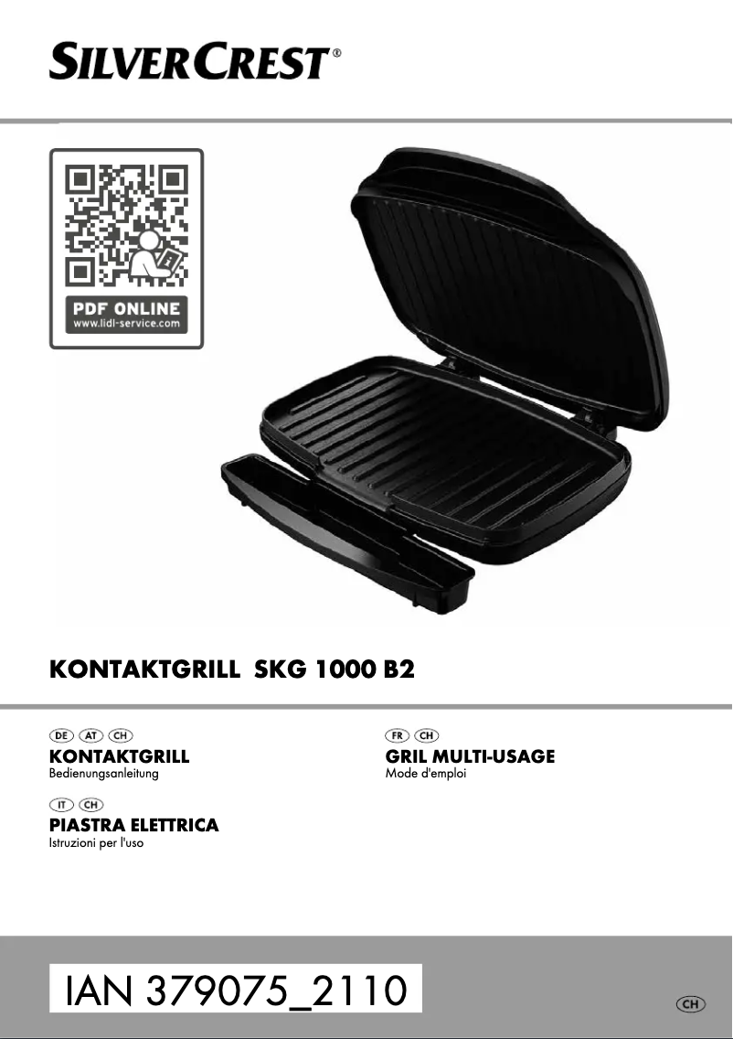 Imagen de la primera página del manual del dispositivo SKG 1000 A1