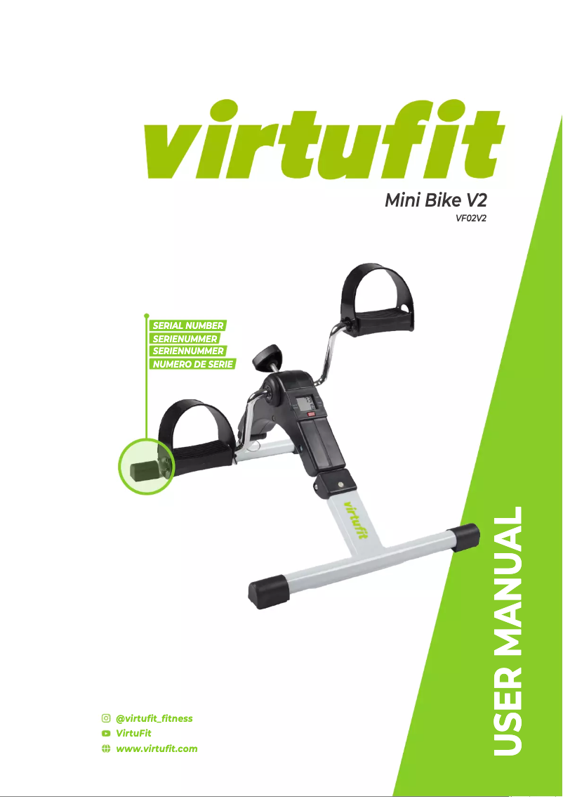 Imagen de la primera página del manual del dispositivo VirtuFit V2