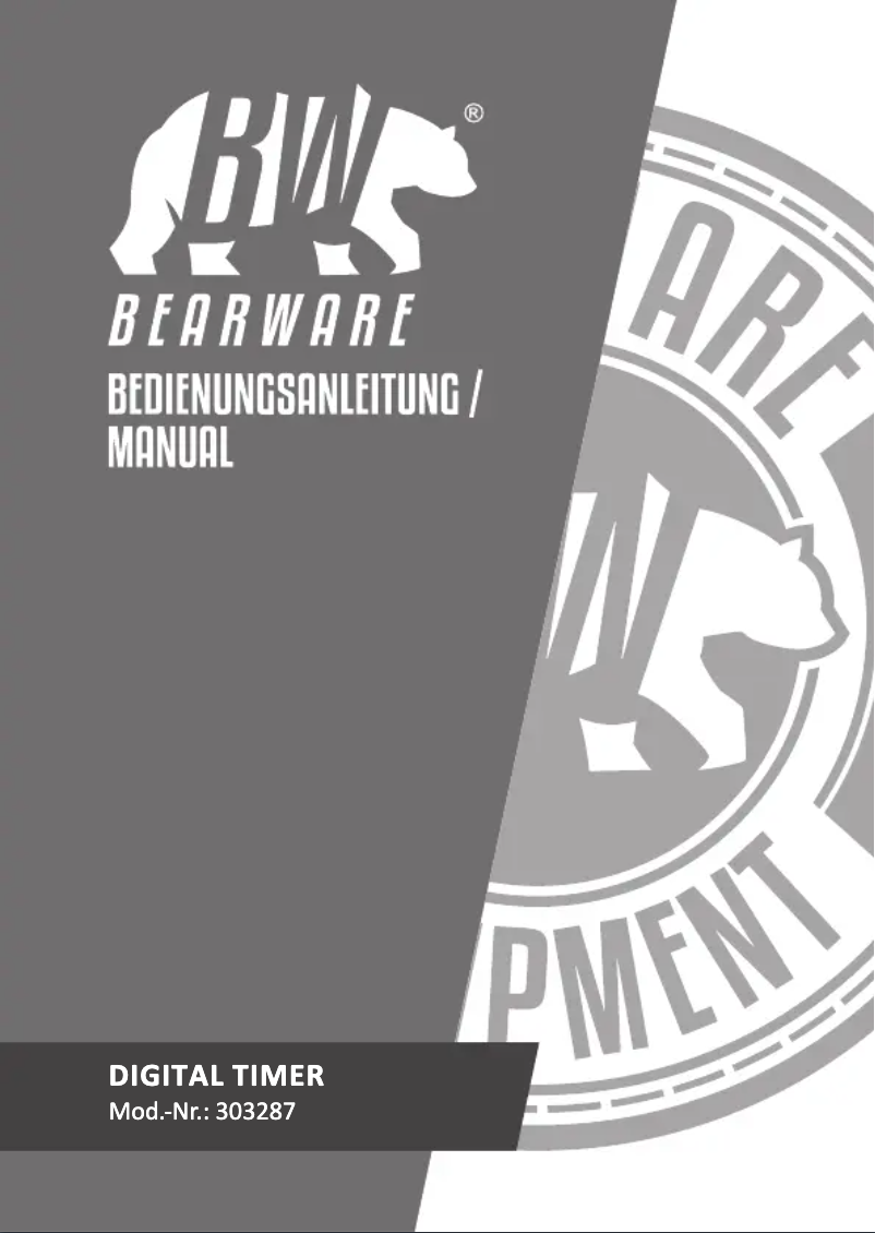 Página 1 del manual Manual de usuario Bearware 303287