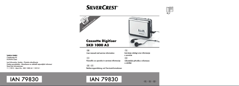 Imagen de la primera página del manual del dispositivo SKD 1000 A3