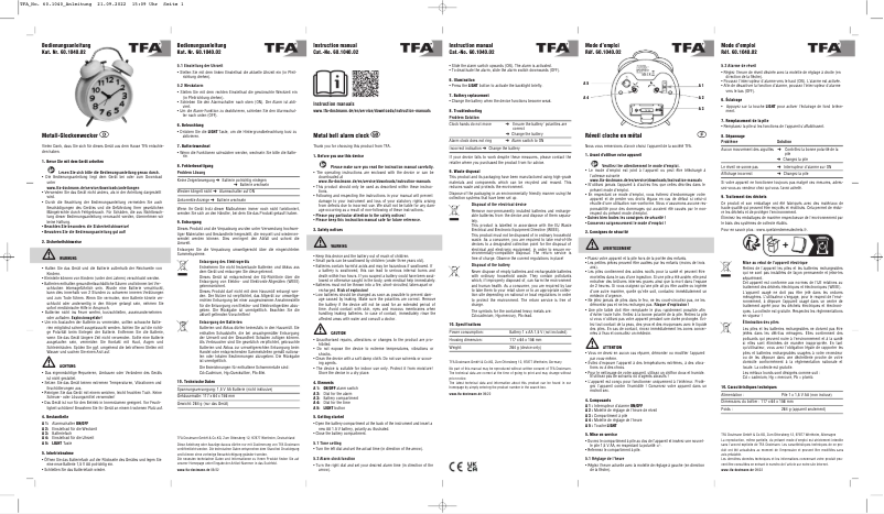 Página 1 del manual Manual de usuario TFA 60.1040.02
