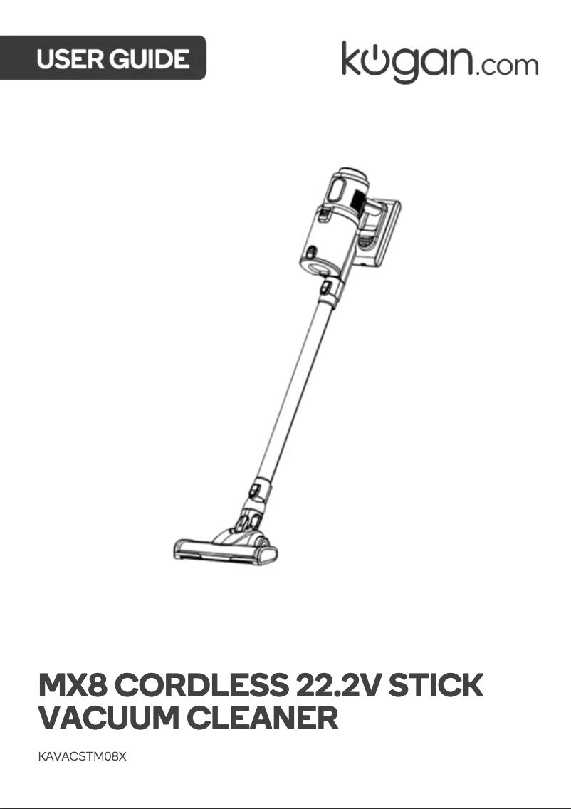 Imagen de la primera página del manual del dispositivo MX8