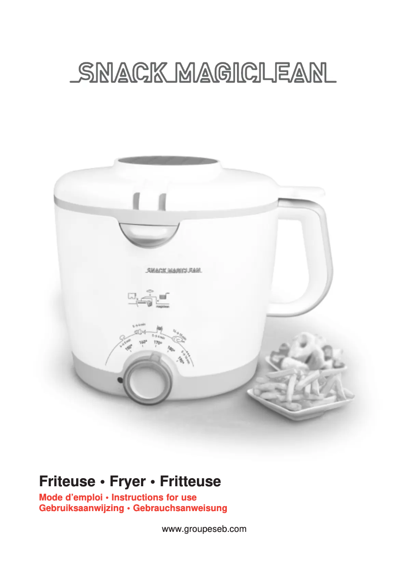 Imagen de la primera página del manual del dispositivo FA4000 Snack Magiclean