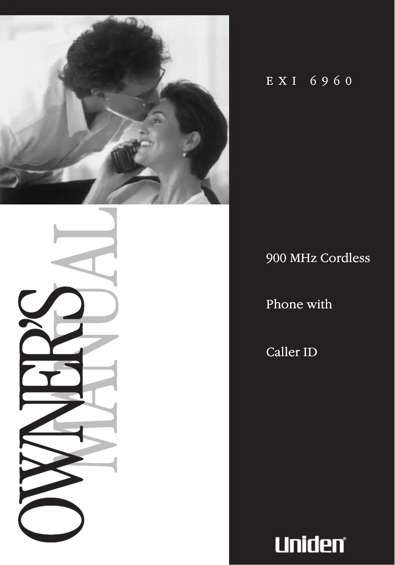 Página 1 del manual Manual de usuario Uniden EXI 6960